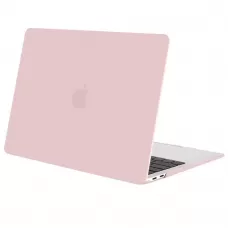 Чехол- накладка пластиковая для MacBook PRO 16" (2019) нежно- розовый  / A 2141