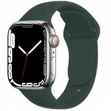 Силиконовый ремешок для Apple Watch 38/40/41 mm Sport Band Nike ТЁМНО- СИНИЙ