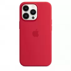 Чехол Apple MagSafe для iPhone 13 Pro MAX, SILICONE CASE, Red / Красный