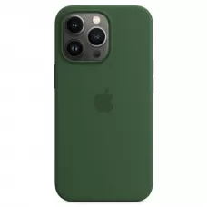 Чехол Apple MagSafe для iPhone 13 Pro , SILICONE CASE,  Clover / Зелёный клевер