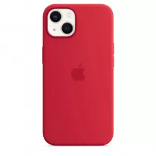 Чехол Apple MagSafe для iPhone 13  , SILICONE CASE, Red / Красный