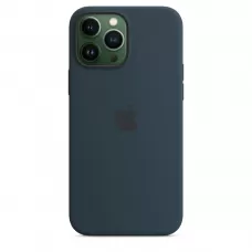 Чехол Apple MagSafe для iPhone 13 Pro , SILICONE CASE,  Abyss Blue / Синий омут
