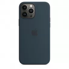 Чехол Apple MagSafe для iPhone 13 Pro MAX, SILICONE CASE,  Abyss Blue / Синий омут