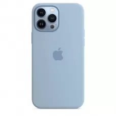 Чехол Apple MagSafe для iPhone 13 Pro MAX, SILICONE CASE, Blue Fog / Синий туман