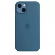 Чехол Apple MagSafe для iPhone 13  SILICONE CASE,  Blue Jay / Полярная лазурь