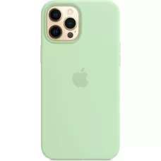 Apple Silicone Case MagSafe для iPhone 12 Pro Max (фисташковый) 