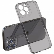 Чехол прозрачный  тонированный силикон с защитой камеры для iPhone 12 PRO / 12 
