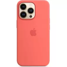 Чехол Apple MagSafe для iPhone 13 Pro, SILICONE CASE, Pink Pomelo / Розовый помело