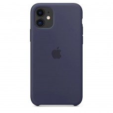 Чехол Apple для iPhone 11, силикон,тёмно-синий