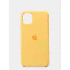 Чехол Apple для iPhone 11, силикон, желтый