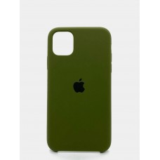 Чехол Apple для iPhone 11, силикон, хаки