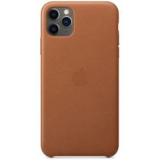 Чехол кожаный для Apple iPhone 11 Pro Max Leather Case - Светло-коричневый