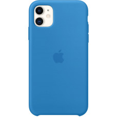 Чехол Apple для iPhone 11, силикон, «синяя волна»