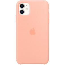 Чехол Apple для iPhone 11, силикон, «розовый грейпфрут»
