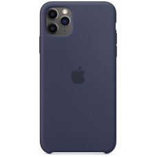 Чехол Apple для iPhone 11 Pro Max Silicone, тёмно‑синий
