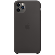 Чехол Apple для iPhone 11 Pro, силикон, чёрный