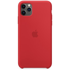 Чехол Apple для iPhone 11 Pro Max, силикон, (PRODUCT)RED