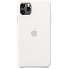 Чехол Apple для iPhone 11 Pro Max, силикон, белый