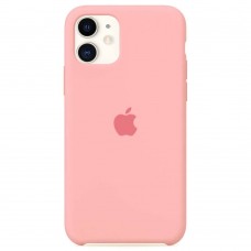 Чехол Apple для iPhone 11, силикон, нежно-розовый