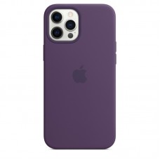 Apple Silicone Case MagSafe для iPhone 12 Pro Max (аметист) 