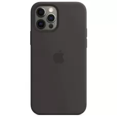 Apple Silicone Case MagSafe для iPhone 12 Pro Max (чёрный) 