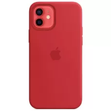 Apple Silicone Case MagSafe для iPhone 12 Pro / 12 (красный)