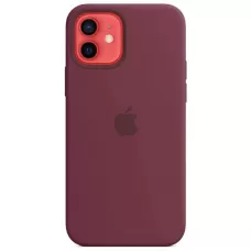 Apple Silicone Case MagSafe для iPhone 12 Pro / 12 (сливовый)